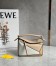 Loewe Puzzle Mini Bag In White/Warm Desert Calfskin