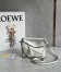 Loewe Puzzle Mini Bag In White Grained Calfskin 