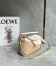 Loewe Puzzle Mini Bag in Multicolor Angora and Beige Calfskin