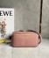 Loewe Puzzle Small Bag In Dark Blush Grained Leather