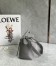 Loewe Puzzle Small Bag In Pearl Grey Grained Leather