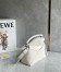 Loewe Puzzle Small Bag in White Grained Leather