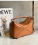 Loewe Puzzle Medium Bag In Brown Classic Calfskin