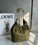 Loewe Small Squeeze Bag in Olive Nappa Lambskin