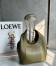 Loewe Small Squeeze Bag in Olive Nappa Lambskin
