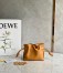 Loewe Flamenco Nano Clutch In Brown Nappa Leather