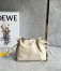 Loewe Mini Flamenco Clutch Bag In Angora Calfskin