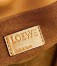 Loewe Flamenco Clutch In Brown Nappa Leather