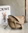 Loewe Gate Small Bag In Sand Calfskin and Jacquard