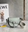 Loewe Mini Gate Dual Bag In Ash Grey Calfskin