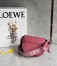 Loewe Mini Gate Dual Bag In Plumrose Calfskin