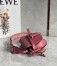 Loewe Mini Gate Dual Bag In Plumrose Calfskin