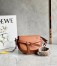 Loewe Mini Gate Dual Bag In Tan Calfskin