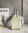 Loewe Small Hammock Multicolour Bag In Grey Calfskin