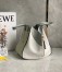 Loewe Small Hammock Multicolour Bag In Grey Calfskin