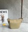 Loewe Mini Hammock Hobo Bag in Clay Green Calfskin 