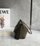 Loewe Mini Hammock Hobo Bag in Dark Green Calfskin 