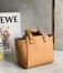 Loewe Hammock Nugget Bag In Brown Calfskin