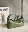 Loewe Puzzle Hobo Bag In Green Nappa Calfskin