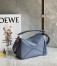 Loewe Puzzle Small Bag In Atlantic Blue Calfskin Leather