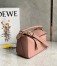 Loewe Puzzle Small Bag In Dark Blush Grained Leather
