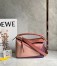 Loewe Puzzle Small Bag In Purple/Caramel/Blossom Calfskin