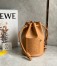 Loewe Small Sailor Bucket Bag In Brown Nappa Leather