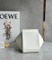 Loewe Compact Hammock Bag in White Satin Calfskin
