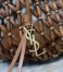 Saint Laurent Panier Bag in Brown Wood Beads