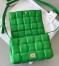 Bottega Veneta Padded Cassette Bag In Green Lambskin