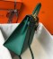 Hermes Kelly 32cm Sellier Bag In Malachite Epsom Leather