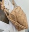 Bottega Veneta Mini Loop Bag In Beige Intrecciato Lambskin