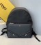 Fendi Bag Bugs Eyes Nylon And Leather Backpack
