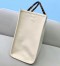 Fendi Sunshine Medium Shopper Bag In White Calfskin