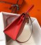 Hermes Kelly 28cm Sellier Bag In Red Epsom Leather