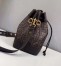 Fendi Mon Tresor Small Bucket Bag In Tech Mesh