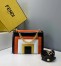 Fendi Kan U Bag In Multicolor Leather and Suede