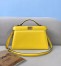 Fendi Peekaboo ISeeU East-West Bag In Yellow Nappa