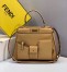 Fendi Peekaboo Pocket Medium Bag In Beige Calfskin