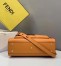 Fendi Peekaboo Pocket Medium Bag In Orange Calfskin