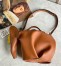 Loewe Large Elephant Bag in Brown Calfskin