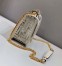 Fendi Small Kan I F Bag In White Transparent PU