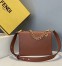 Fendi Kan U Bag In Brick Red Calfskin