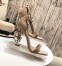 Saint Laurent Opyum 110 Sandals In Beige Suede