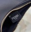 Fendi Fendigraphy Small Hobo Bag In Black Leather