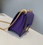 Fendi Small Kan U Bag In Purple Calfskin