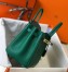 Hermes Birkin 25cm Bag In Malachite Clemence Leather