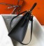 Hermes Kelly 32cm Sellier Bag In Black Epsom Leather