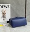 Loewe Puzzle Edge Small Bag In Deep Purple Satin Calfskin