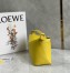 Loewe Puzzle Edge Small Bag In Yellow Satin Calfskin